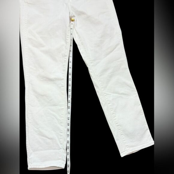 J. Crew White Button Fly Vintage Straight Jeans - Picture 4 of 7